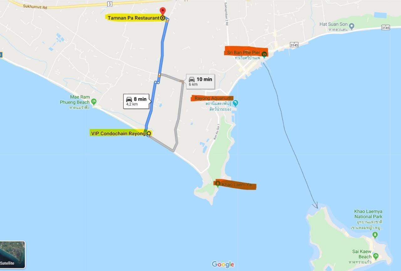 Panorama Sea View Room 245, V.I.P Condo Chain Rayong Ban Phe Exterior foto